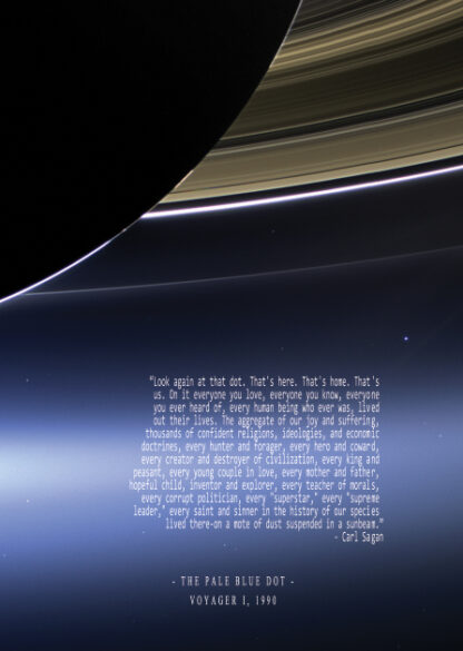 Pale Blue Dot - Cassini